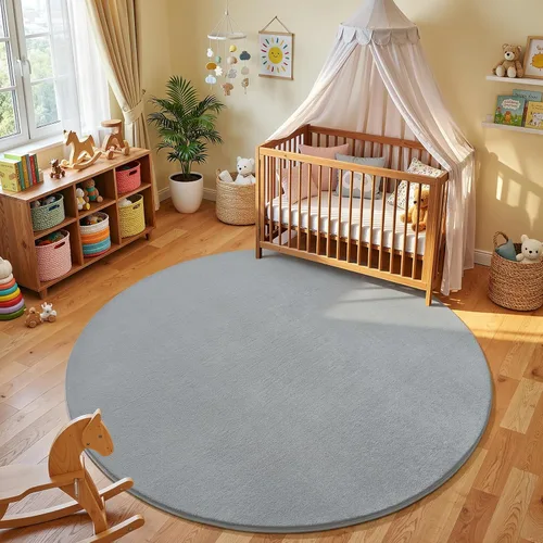 Miniatura 213 de Amearea Alfombras modernas para dormitorio, sala de estar, alfombra de espuma viscoelástica gruesa de 4 x 6 pies, alfombra de espuma viscoelástica