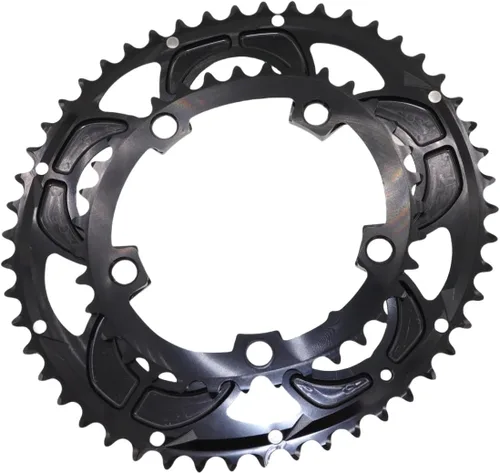 Miniatura 9 de DJC Plato para bicicleta de carretera 110BCD doble plato 5 brazos redondo ovalado 2X 50T 34T 35T 53T 39T 52T 36T Gravel para Sram Red Rival S350 S900