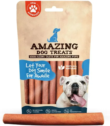 Miniatura 14 de Amazing Dog Treats Barra de Colágeno de 6 Pulgadas - (10 Unidades) - Barras de Colágeno para Perros - Huesos para Perros Sin Cuero