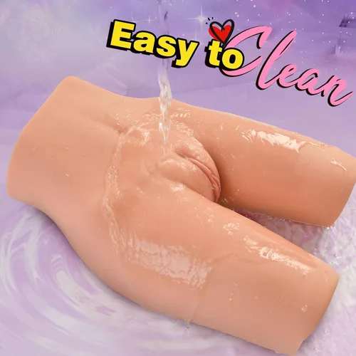Miniatura 6 de Torso de muñeca sexual de 7.2 lb para hombres, muñecas sexuales para hombres con piernas posables, estimulador anal y vaginal de bolsillo realista