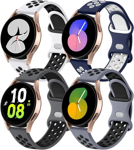 Miniatura 7 de Lerobo Paquete de 4 correas compatibles con Galaxy Watch 7 6 5 4 de 1.575 pulgadas, 1.732 pulgadas/Galaxy Watch 6 4 Classic 1.732 pulgadas, 1.732