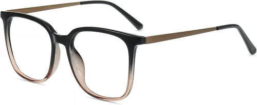 Miniatura 10 de Firmoo - Gafas de bloqueo de luz azul de gran tamaño para mujeres/hombres, anteojos de computadora de marco cuadrado grande para pantallas