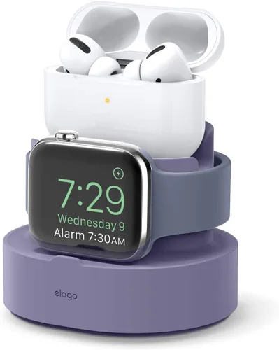 Miniatura 10 de elago Estación de carga 2 en 1 para productos Apple, diseñada para AirPods, AirPods Pro, iPhone, Apple Watch [cables no incluidos] (blanco clásico)