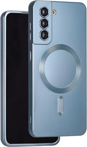 Miniatura 35 de Funda magnética para Samsung Galaxy S22 Ultra, silicona suave, delgada, antiarañazos, con protección de cámara, compatible con MagSafe, color negro