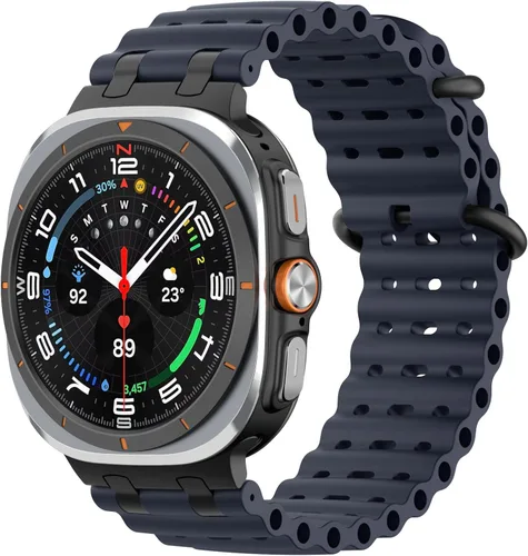 Miniatura 17 de MoKo Correa deportiva compatible con Samsung Galaxy Watch Ultra Band de 1.850 in (2024) para mujeres y hombres, correa de reloj impermeable