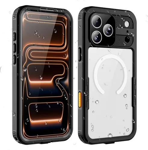 Miniatura 16 de Funda para teléfono impermeable Compatible con iPhone 17 Pro, funda de cuerpo completo IP68 impermeable a prueba de golpes y polvo con protector