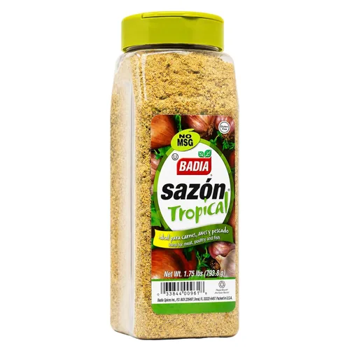 Badia Sazón Tropical, 1.75 lbs - Mezcla picante para carnes, aves y mariscos