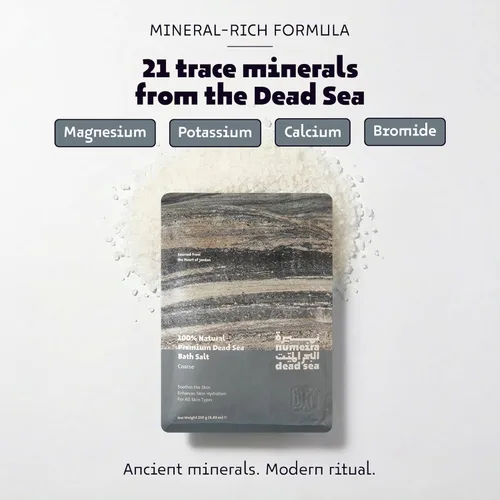 Miniatura 2 de Sales del Mar Muerto para remojar, relajante baño de sal marina para rejuvenecimiento corporal, sales minerales naturales, sal gruesa del mar