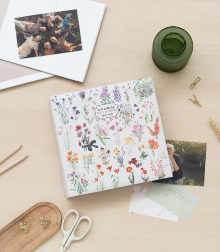 Miniatura 6 de Kokonote - Álbum de fotos botánico de flores silvestres - 6 x 4 / 3.9 x 5.9 in - 200 bolsillos - Regalos para familiares y amigos - Libros de fotos