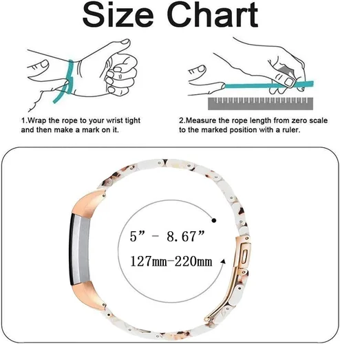 Miniatura 6 de Correa de resina compatible con Fitbit Alta/Alta HR/Ace, para mujeres y hombres, correa de resina para Fitbit Alta/Alta HR/Ace Smart Watch Fitness