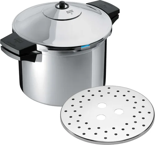 Miniatura 8 de Kuhn Rikon DUROMATIC® - Olla a presión para estufa de 7.0 L, 8.7 in, fabricada en Suiza, acero inoxidable 18/10, eficiencia energética, tapa
