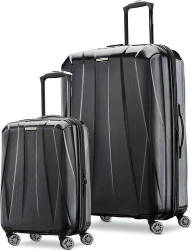 Miniatura 29 de Samsonite Centric 2 Set de maletas rígidas expandibles con ruedas giratorias dobles, Azul Caribe, Juego de 2 piezas (equipaje de mano/grande)