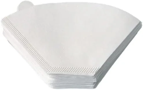 Miniatura 9 de Filtros de café festoneados, papel desechable por goteo, sin blanquear, filtro para gotero de café, 100 unidades, U101 sin blanquear