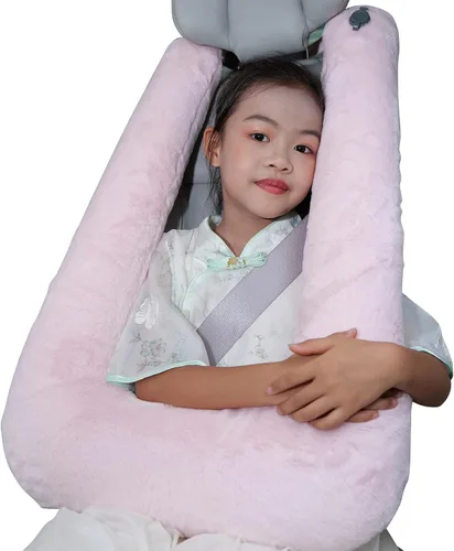 Miniatura 25 de Keemall Almohada de Cuello de Coche Inflable, Almohada de Reposacabezas de Coche Inflable Suave para Asiento de Conducción con Correa Ajustable