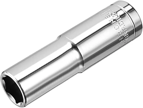 Miniatura 10 de uxcell 1/2 pulgada Drive 0.315 in 6-Point Deep Socket, métrico, Cr-V (pulido)