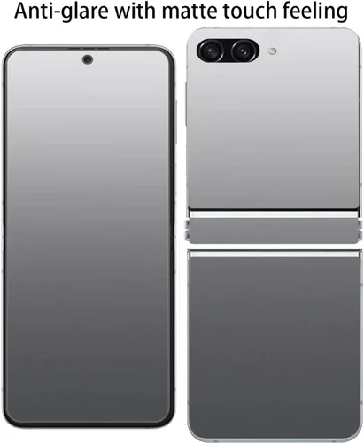 Miniatura 2 de [3 juegos de 12 piezas de protectores de pantalla mate para Z Flip 5, película de TPU suave ultrafina y antirreflejo para Samsung Galaxy Z Flip 5