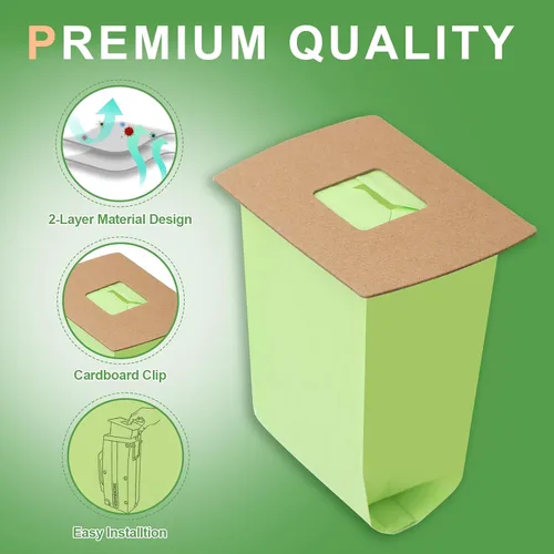 Miniatura 3 de Paquete de 12 bolsas de vacío compactas tipo BB PKBB12DW de repuesto para Oreck XL Buster B bolsas de vacío BB180 BB280 BB850 BB870 BB900 BB1000