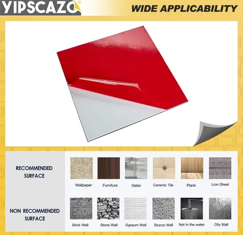 Miniatura 9 de Yipscazo Azulejos de mosaico de acero inoxidable con aspecto de metal para cocina, cocina, baño, lavandería (11.8 x 11.8 pulgadas)