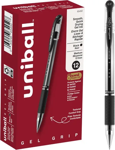 Miniatura 7 de Uniball Spectrum - Bolígrafos de gel retráctiles, punta media (0.028 in), tinta surtida, paquete de 12