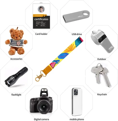Miniatura 5 de Cordón para teléfono celular, correa cruzada para teléfono, correa de muñeca, cordones para llaves, correas de hombro ajustables universales