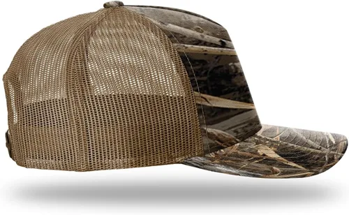 Miniatura 4 de Richardson 112FP & 112PFP Classic Fit Gorra de camionero ajustable de cinco paneles OSFM Paquetes a granel disponibles
