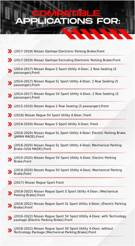 Miniatura 2 de R1 Concepts Kit de freno delantero para Nissan Qashqai 2017-2019, Nissan Rogue 2014-2022 Rotores de freno ranurados perforados Kit de pastillas