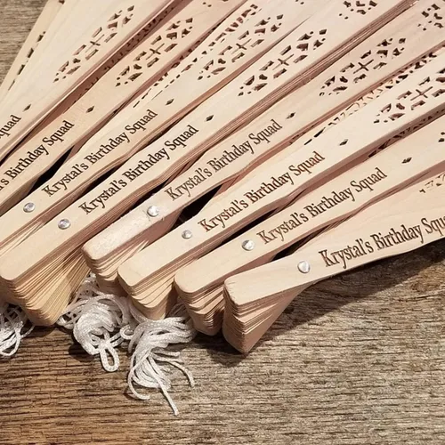 TYU Abanicos personalizados, abanicos de mano personalizados para bodas con nombre, abanicos de mano personalizados para mujeres, plegables,