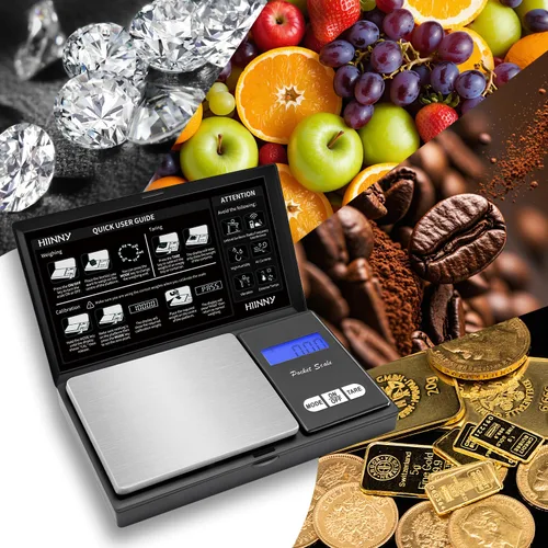 Miniatura 7 de Báscula digital de bolsillo de 7.05 oz/0.00 oz, báscula pequeña de alta precisión para joyería, mini, hierba, moneda, oro, comida de viaje portátil