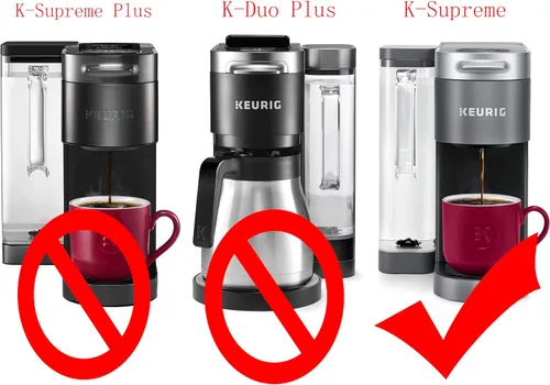 Miniatura 3 de Anbige Piezas de repuesto Depósito de agua de 66 onzas con soporte para filtro y 6 filtros de agua de carbón, compatible con cafeteras Keurig