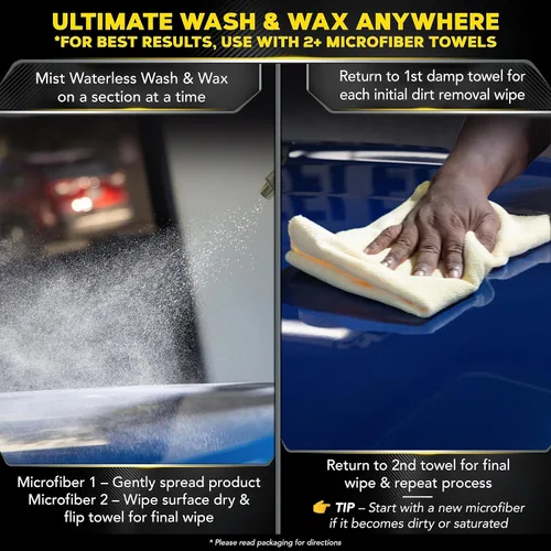 Miniatura 4 de Meguiar's, Ultimate Waterless Wash & Wax - Producto para lavado y encerado de vehículo