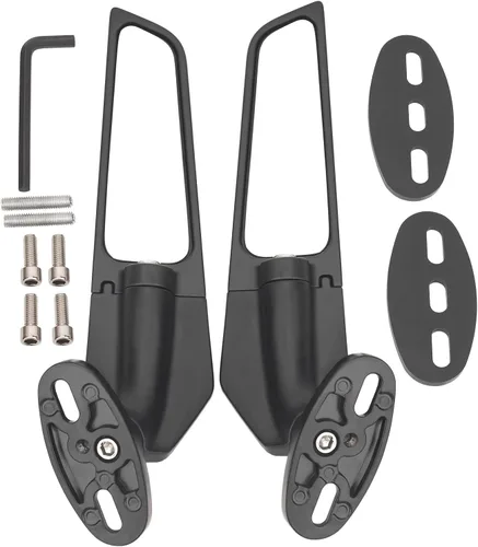 Miniatura 6 de Espejos retrovisores modificados para motocicleta, espejos laterales giratorios ajustables para Honda CBR125R CBR250R CBR300R CBR500R CBR600F4