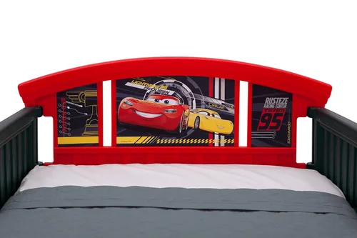 Miniatura 5 de Delta Children Cama para niños pequeños con pie de cama 3D, Disney/Pixar Cars 3