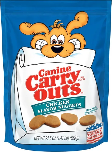 Miniatura 7 de Canine Carry Outs Golosinas para perros, sabor a carne, 22.5 onzas (paquete de 4)