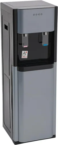 Miniatura 7 de Dispensador de agua de carga inferior de 20 L, enfriador de agua de acero inoxidable de 620 W con luz LED, 3 ajustes de temperatura para el hogar