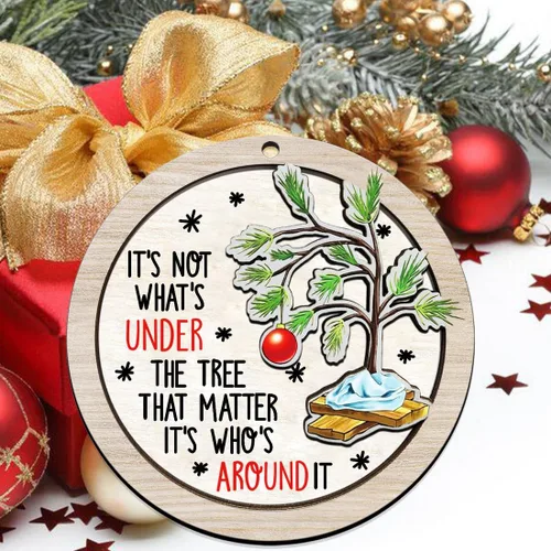 Miniatura 3 de Adornos de Navidad 2026, adornos de madera para árbol de Navidad, regalos de decoración de Navidad para mujeres, hombres, adorno de vacaciones