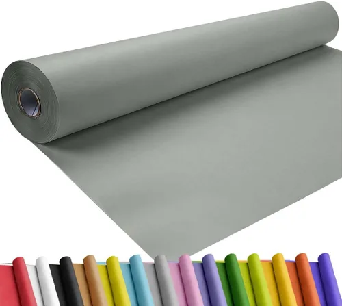 Miniatura 21 de SMART&CASUAL Papel de regalo negro de 17.8 x 760 pulgadas (63 pies) de papel kraft para regalo, tablón de anuncios, ramos, flores, niños, embalaje