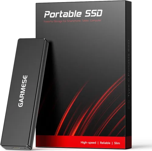 SSD externo USB 3.2 Gen 2 de 1 TB, unidad de estado sólido portátil de alta velocidad de hasta 1000 MB/s, almacenamiento Plug & Play para PC,