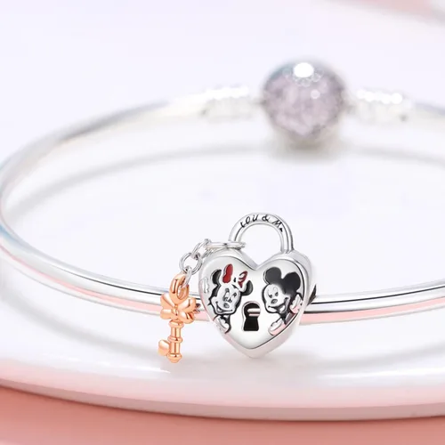 Miniatura 2 de Oomibo 925 Sterling Silver Charms for Bracelets Beads Pendant birthday Day Gifts for Women 3pcsset