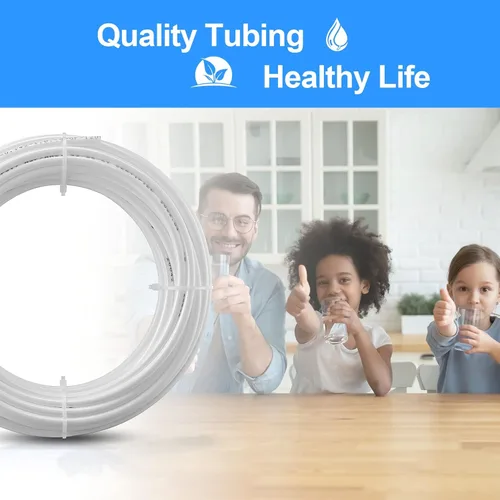 Miniatura 6 de Tubería de agua RO de 20 pies y 1/4 de pulgada de diámetro exterior, tubo certificado NSF para sistema de filtro purificador de agua RO