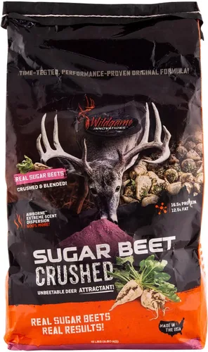 Miniatura 7 de Wildgame Innovations Cebo para Ciervos de Azucarera de Remolacha Triturada Efectivo Alimento para Ciervos Ultra-Concentrado y Lleno de Nutrientes