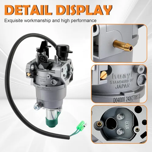 Miniatura 5 de HUAYI P27-2 Carburador compatible con Honda GX390 13HP 188F Generac GP5000 GP5500 GP6500 Powermax Smarter Tools 5000W 5500W 6500W 7500W 8000W 9500W