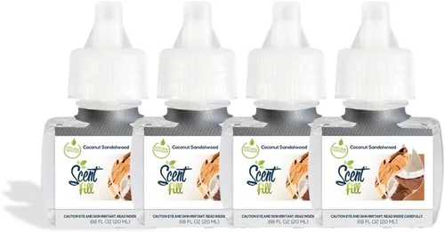 Miniatura 22 de Scent Fill Ambientador enchufable de pachulí de vainilla, 4 recambios de aceite perfumado