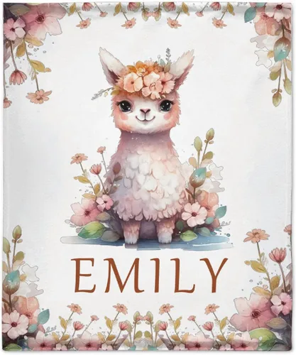 Miniatura 13 de Manta personalizada para bebé, manta de gato con nombre, manta personalizada de franela suave para bebés, regalo de cumpleaños, 30 x 40 pulgadas