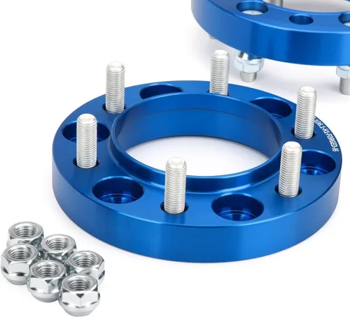 Miniatura 8 de KSP PERFORMANCE 25mm (1") Espaciadores de rueda Tacoma 6x5.5, separadores hubcentric 6x139.7 a 6x139.7 compatibles con Toyota 4Runner FJ Cruiser Azul