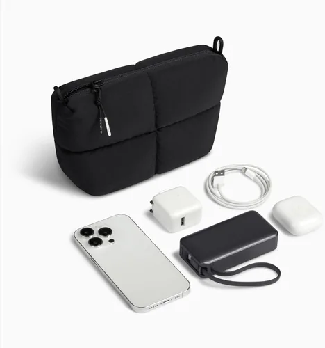 Miniatura 6 de Comfyable Puffy - Funda organizadora de artículos electrónicos de viaje, bonita bolsa tecnológica para mujeres y hombres, bolsa de almacenamiento