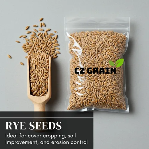 Miniatura 5 de Semillas de cultivo de cobertura de trigo de 25 libras, centeno sin OMG, semillas de parcela de alimentos de ciervos y pavos, cultivo de cobertura
