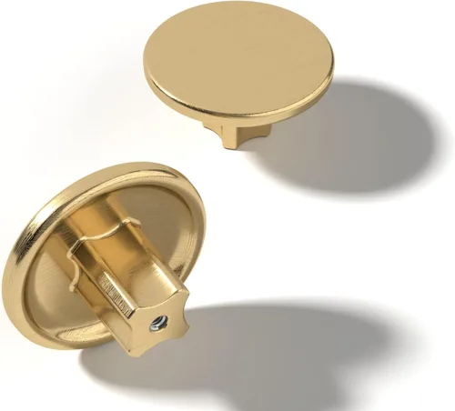 Miniatura 7 de Paquete de 10 tiradores de metal sólido para gabinetes de baño y decoración del hogar, manijas de gabinete de cocina de metal inoxidable Paquete