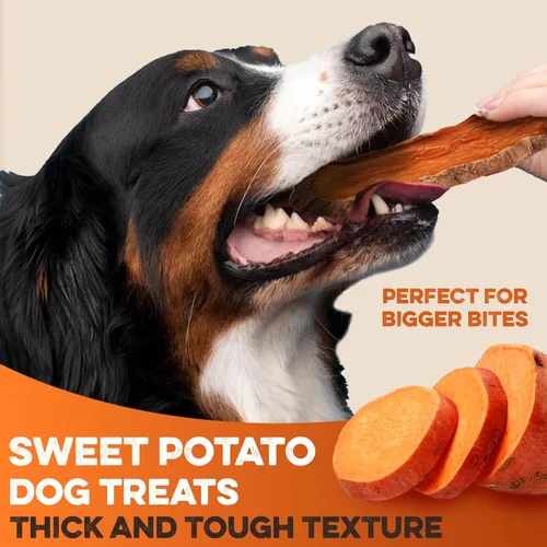 Miniatura 3 de BRUTUS & BARNABY Golosinas de batata para perros – Apoya estómagos sensibles con golosinas hipoalergénicas cultivadas en EE.UU. que huelen tan bien