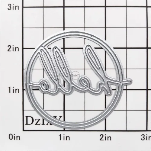 Miniatura 3 de DzIxY Hello Words - Troqueles de corte de metal para hacer tarjetas, troquelados, troquelados, álbumes de recortes, plantillas de máquina de 6