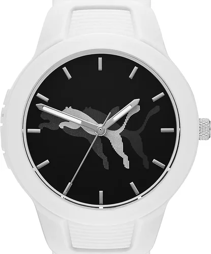 Miniatura 4 de PUMA Reset V2 - Reloj de silicona con fecha de tres manecillas con logotipo de gato saltando